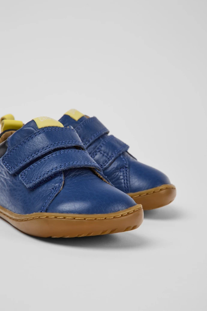 Peu Blue Leather Shoes For Kids