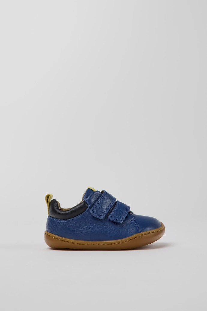 Peu Blue Leather Shoes For Kids - Image 2