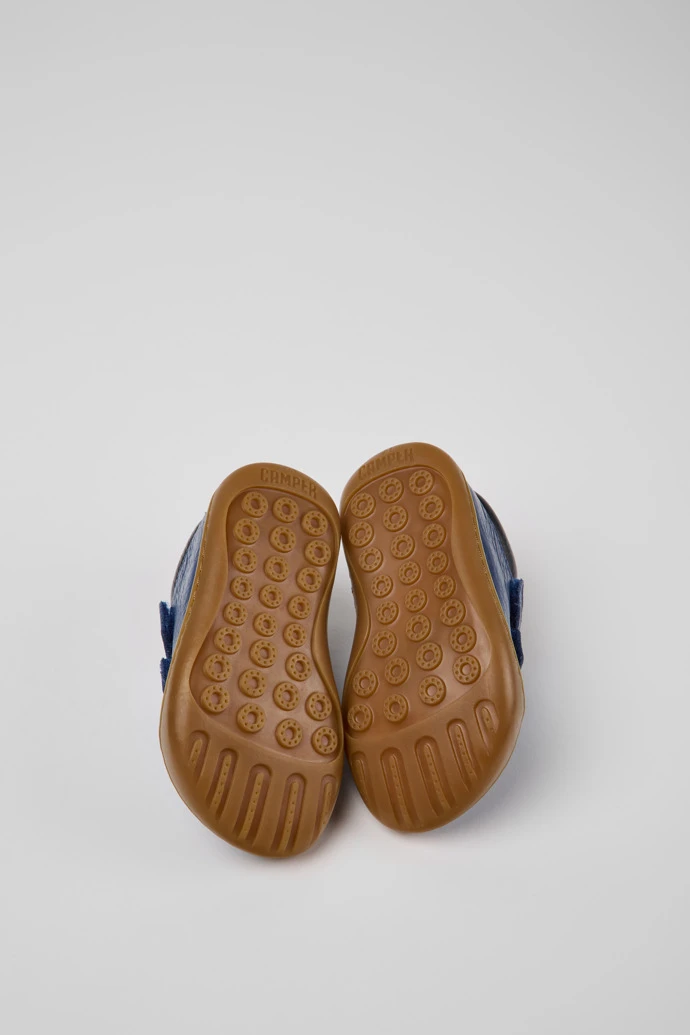 Peu Blue Leather Shoes For Kids - Image 5