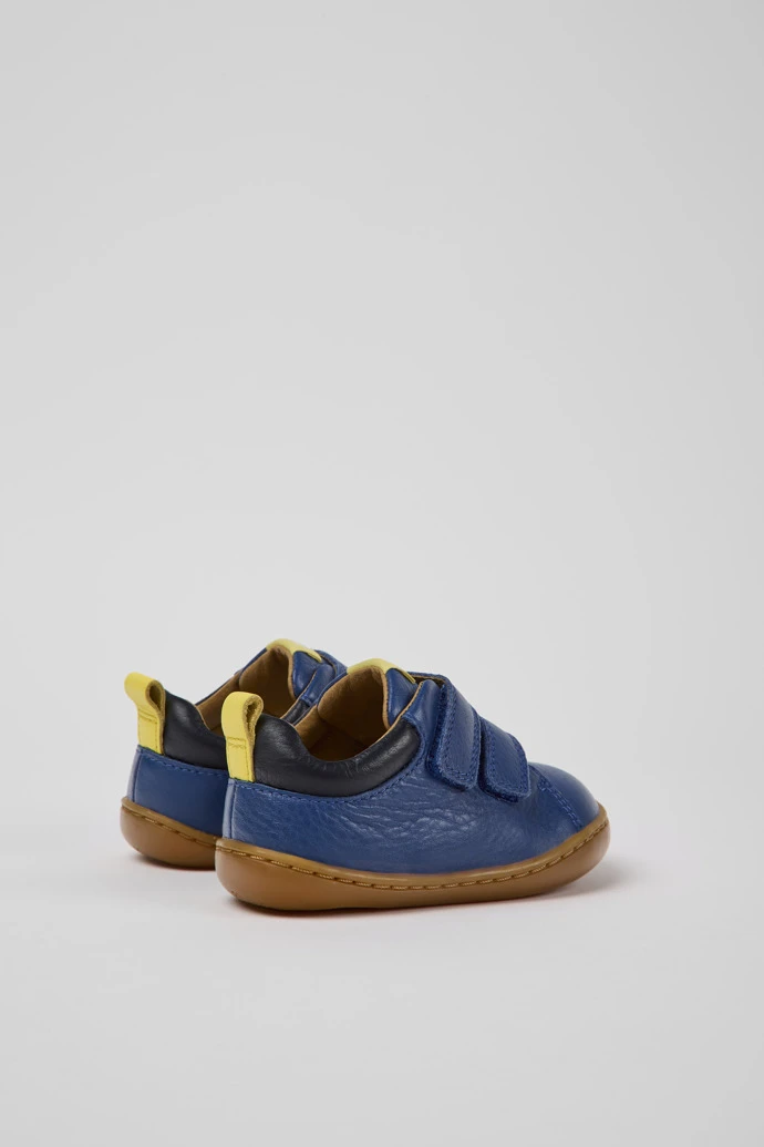 Peu Blue Leather Shoes For Kids - Image 3