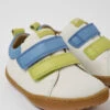 Peu White Leather Shoes For Kids