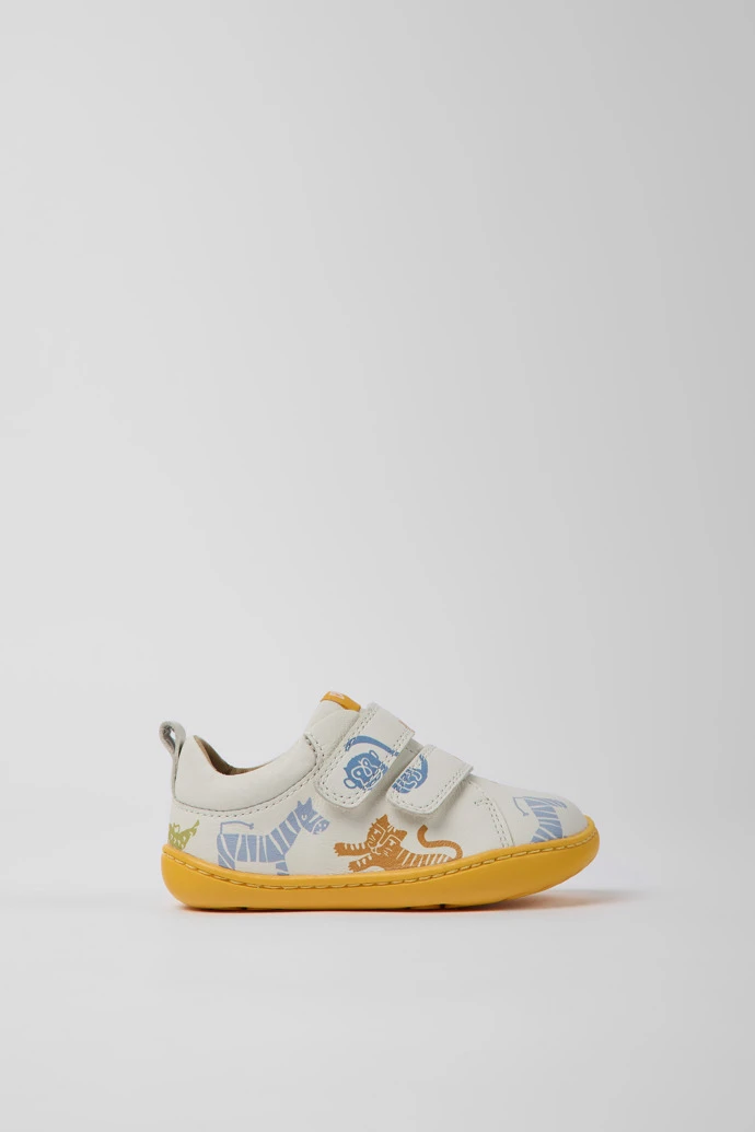 Twins Multicolored Leather Shoes For Kids - Image 2