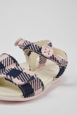 Twins Pink And Blue Sandals For Girls