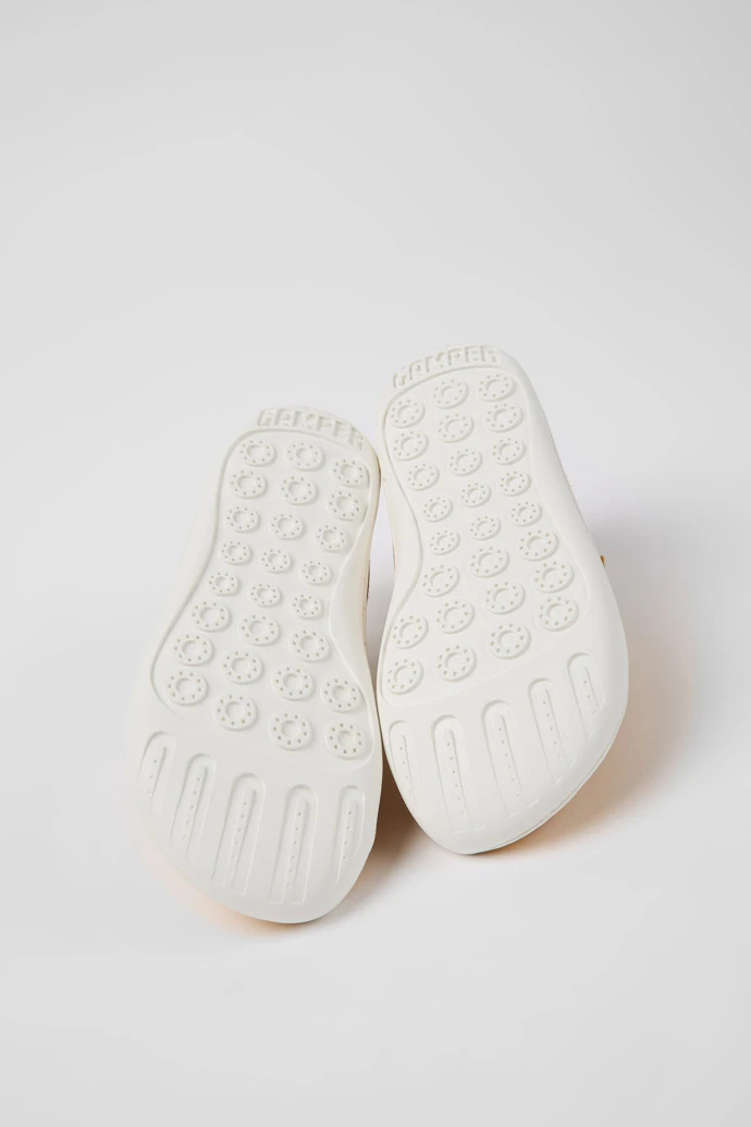 Peu Orange Leather And Nubuck Shoes For Kids - Image 5