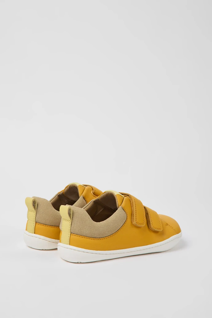 Peu Orange Leather And Nubuck Shoes For Kids - Image 3