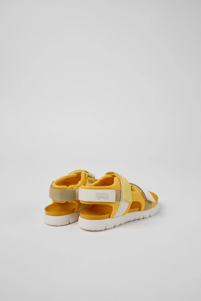 Twins Orange Textile Sandals For Kids - Image 3