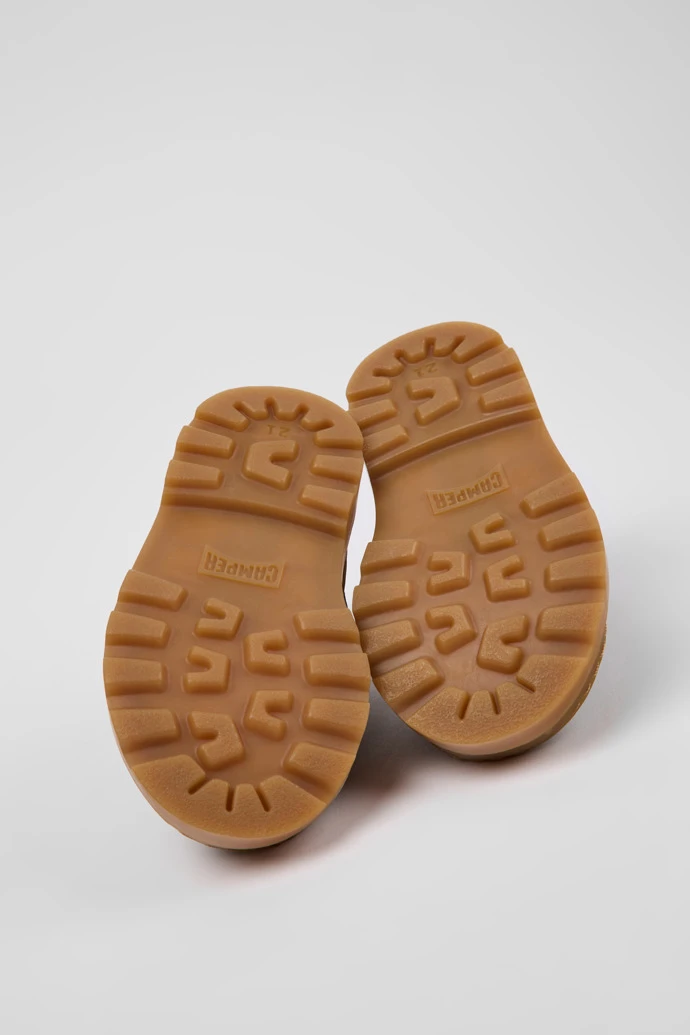 Brutus Brown Leather Ankle Boots For Kids - Image 5