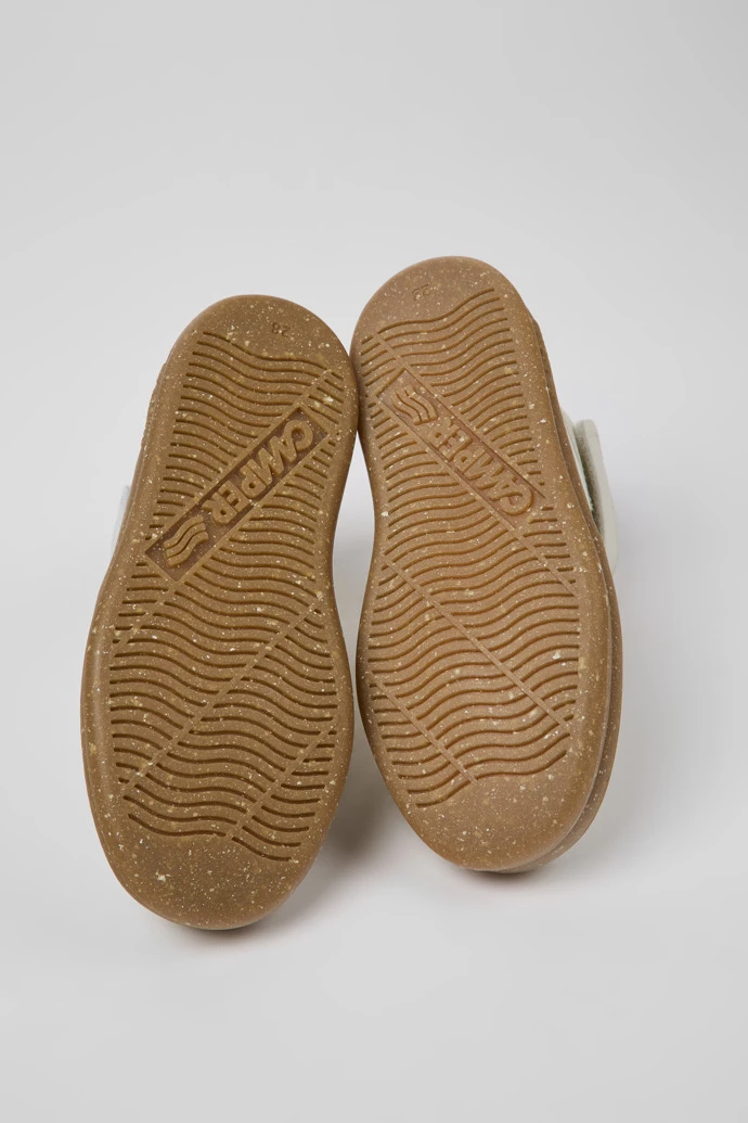 Runner White Leather And Nubuck Ankle Boots For Kids - Image 5