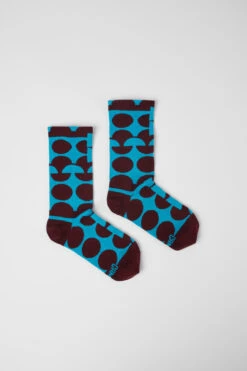 Sox Socks Burgundy And Blue Socks