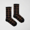 Sox Socks Brown And Black Socks